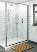 1700mm framed Sliding Shower Door. J8SR-170.