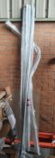 Aluminium Flexi Shower Curtain Rail & Approx 9 Mixed Wet Wall Trims.