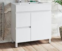 Orchard Thames White Vanity Unit. 750mm. AU750WH. Appears Unused
