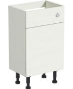 Newbury White Back To Wall WC Unit. 500mm. FF500BTW-U-KW. Appears Unused.
