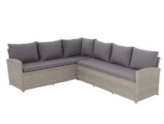 (42/Mez) RRP £850. Matara Corner Sofa Dining Set. Contents Appear Clean, Unused. Fixing Pack Seen...