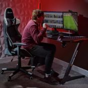 (71/Mez) X-Rocker Jaguar Gaming Desk RRP £169.99. (H75x W140x D60cm).