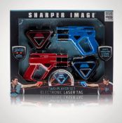 Title: (185/1F) Lot RRP £140. 4x Sharper Image Two Player Set Electronic Space Laser Tag RRP £35