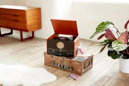 Title: (219/7K) RRP £169.99. GPO Chesterton Record Player Wood. (Turntable, Radio And DAB, CD