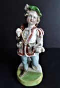 Antique Continental Porcelain Figurine
