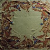 Vintage Signed Cornelia James Silk Scarf 90cm square