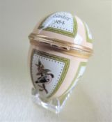 Halcyon Days Enamels Egg Easter 1984