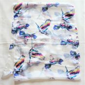 Tabitha Webb Humming Bird Silk Scarf 170cm Long