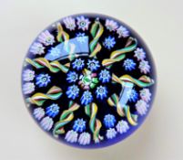 Vintage John Deacons Millefiori & Ribbons Paperweight