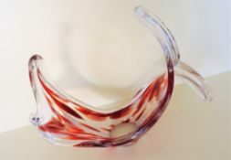 Murano Art Glass Centrepiece Sculpture 33cm wide