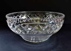 Stuart Crystal Fruit Bowl Circa 1930's Acid Etch Mark
