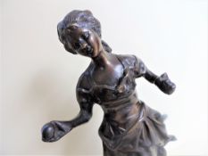 Antique French Bronze Sculpture After Moreau