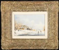 Original Oil on Panel by Van Den Hoeven