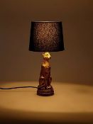 (71/6E) Lot RRP £95 - 3x Lighting Items. 2x Planet Bronze Leopard Table Lamp RRP £35 Each. 1x Mat...