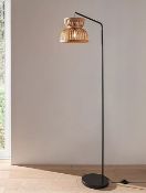 (66/6G) Lot RRP £100. 2x Black Bamboo Hanging Floor Lamp RRP £50 Each. (Both Units Appear As New)...