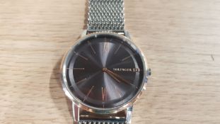 (126/6C) Tommy Hilfiger Watch (Silver / Rose Gold). (See Lot Photos).