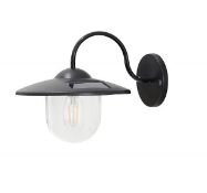 (97/6P) Lot RRP £99. 9x Black Filament Solar Powered Wall Light RRP £11 Each. (All Units Appear A...