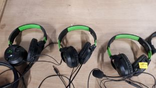 (129/6C) 7x Mixed Gaming Headsets. To Include Turtle Beach, Venom & Playstation. (Main Bodies Onl...