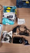 (158/6D) 6x Mixed Items. 1x Kitvision Dashboard Camera With Kingston 32GB Micro SD Card. 1X Onn W...