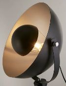 (89/6K) RRP £60. Black Tripod Floor Lamp. (Unit Appears As New).
