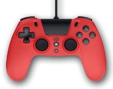 (149/M6) Lot RRP £110. 5x Gioteck VX4 Premium Wired Controller For PS4 (1x Black 2x Red 2x White...
