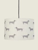 (83/6L) Lot RRP £135 – 7x Lighting Items. 1x Lego Heads Ceramic Grey Base Table Lamp & 1x Lego He...