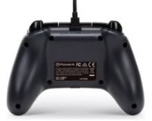 (154/M6) Lot RRP £100. 4x PowerA Wired Xbox Controller For Xbox Series X/S (3x Black 1x White) RR...