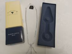 Asfour Diamond Crystal Necklace Unworn