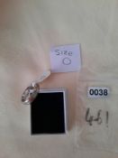 Sterling Silver Men's 6 mm Wedding Band with Diamond Cut Engraved Multi Lines. RRP £89