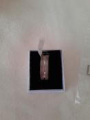 Sterling Silver Men's 6 mm Wedding Band. Diamond Cut Engraved RRP £89