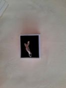 Rhodium Plated Set High Quality Cz Ring. Size T. Code 338