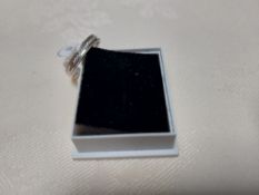 Silver Channel Set Wedding/Eternity Ring Size M