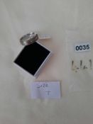 Sterling Silver Men's 6 mm Wedding Band. RRP £89.