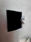 Rhodium Plated Set High Quality Cz Ring. Size S. Code 341