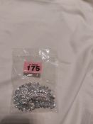 Crystal Beaded Hairpiece with Comb and Horseshoe
