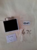 Sterling Silver Men's 6 mm Wedding Band. Size U. RRP £99