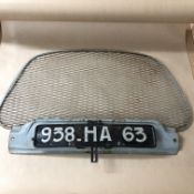 Original Renault Estafette van front grill and reg number 938.HA.63, 1963