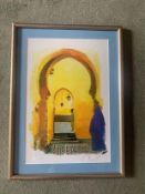 Pair Of Marrakech Aquarelles Signed