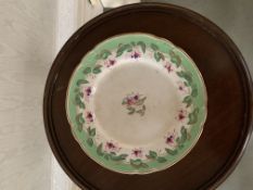 Victorian Hand Painted Dessert Set