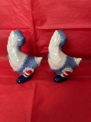 Vintage Wade Collectors Club Mother Goose 1997 x 2