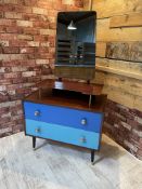 Astons of Wrexham Teak dressing table and mirror, MCM c1950s