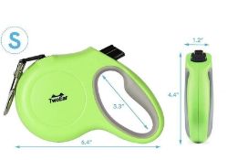 Two ear 5m Extendable Dog Lead With Dispenser And Poop Bags For Medium/large Pet Features:
