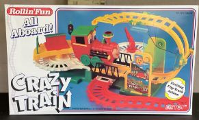 12 x Brand new, Iconic 80s Vintage Toys - Crazy Train, battery operated