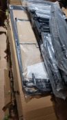 (38/Mez) Wexfordly 6 Seater Folding Dining Set. Steel Frame. Contents Appear Clean Unused, With F...