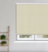 (66/Mez) 10x Roller Blind / Curtain Items. 1x Signature By Harrison Drape Metal Curtain Pole Chro...