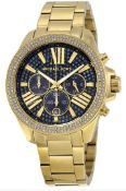 Michael Kors Wren Chronograph Blue Crystal Pave Ladies Watch MK6291
