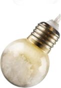 6 x Snow Scene 1.65M String of Light Bulbs - For Indoors