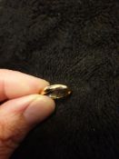 New Italian Made 9K Yellow Gold Band Ring