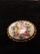 Limoges brooch