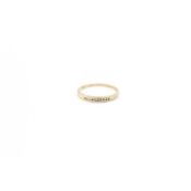 9ct Gold Diamond Set Quarter Eternity Ring